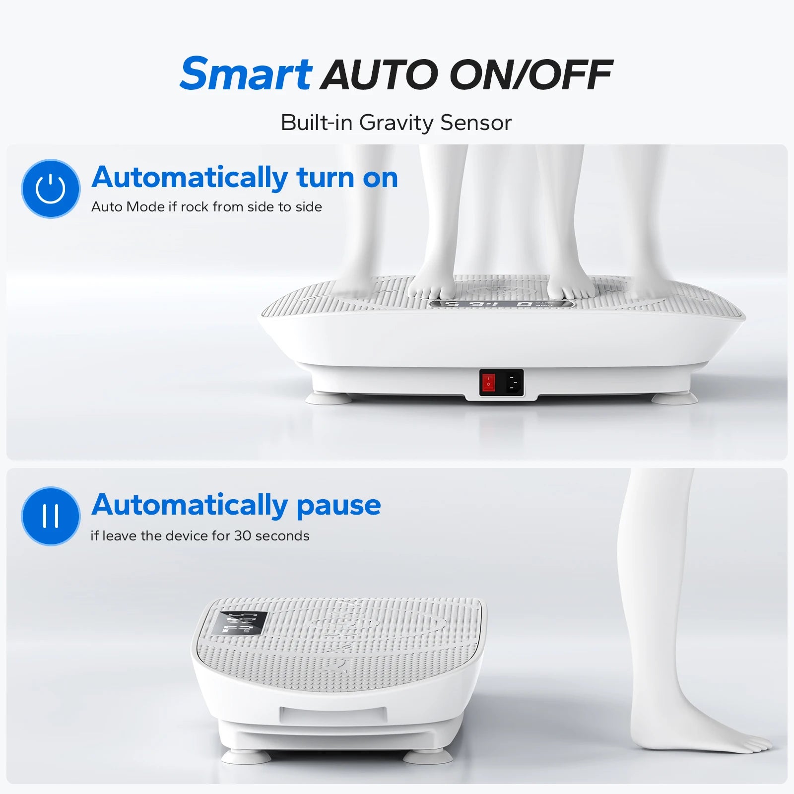 Vibration Plate Exercise Machine – Whole Body Workout Platform with Bluetooth, Remote & Resistance Bands - cozy karts