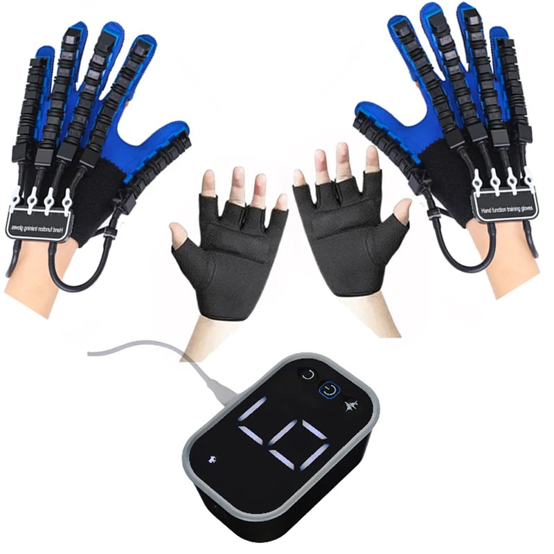 Intelligent Rehabilitation Robot Gloves – Stroke and Hemiplegia Hand Therapy Massage Training Gloves - cozy karts