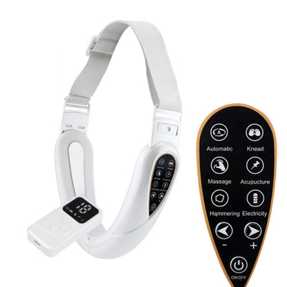 Face Lifting Device – Red Light V Face Massager & Double Chin Reducer with EMS & Remote Control - cozy karts