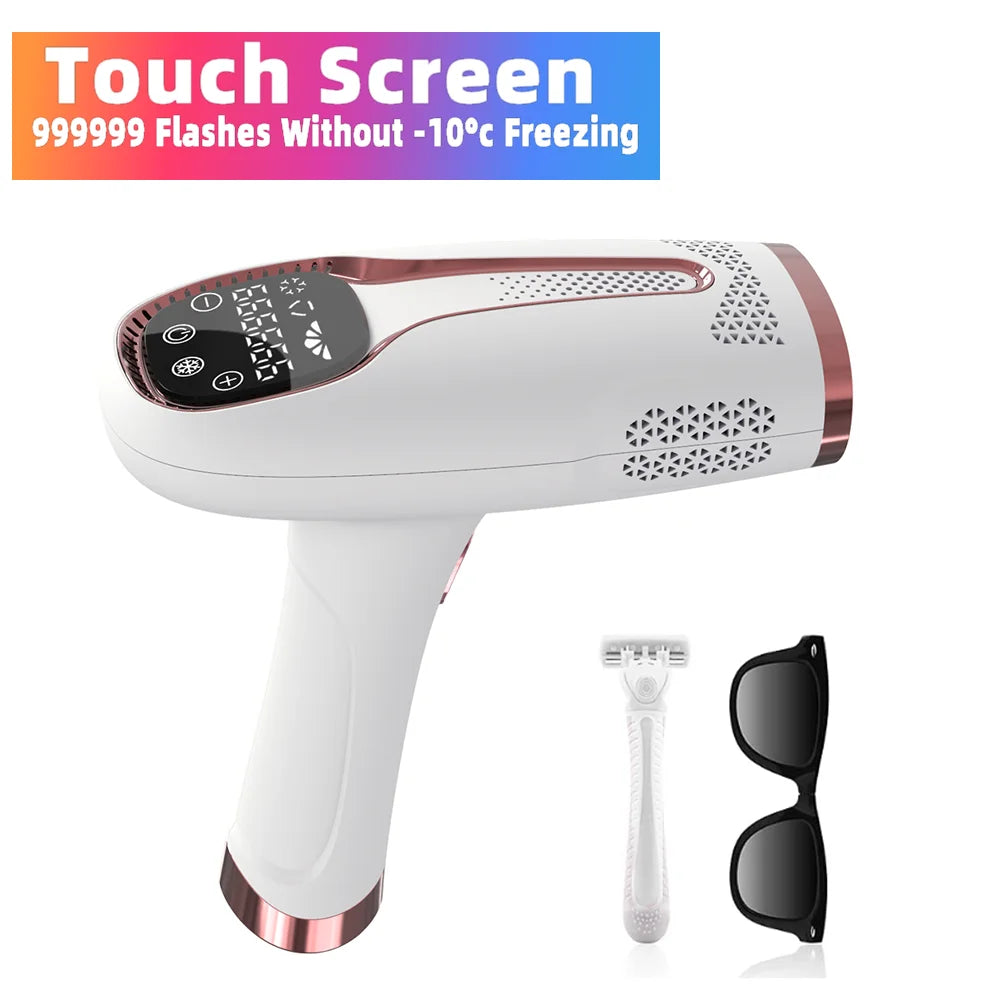 999,999 Flashes IPL Laser Hair Removal Device – Painless Permanent Epilator for Women, Bikini, Face & Body with Freezing Technology - cozy karts