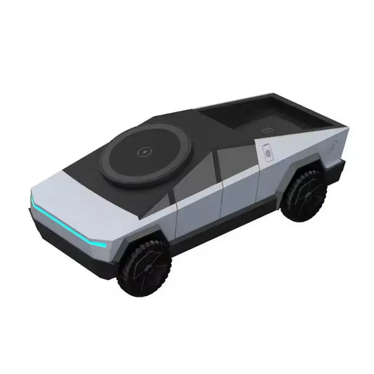 Cyber truck 3-in-1 Wireless Desktop Charger – Fast Charging Station for iPhone, Apple Watch & AirPods - cozy karts