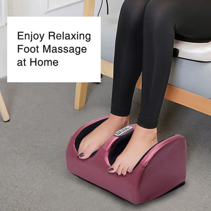 Electric  Foot Massager with Heat – Kneading Roller, Hot Compression & Pain Relief Therapy - cozy karts