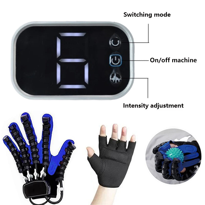 Intelligent Rehabilitation Robot Gloves – Stroke and Hemiplegia Hand Therapy Massage Training Gloves - cozy karts