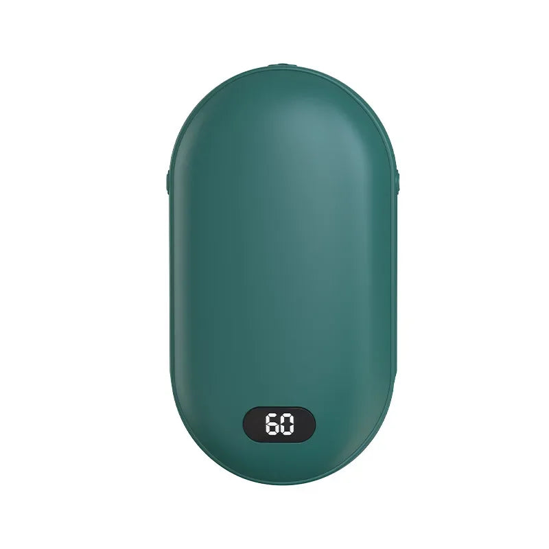 2-in-1 Rechargeable Hand Warmer & Power Bank – Portable USB Mini Electric Heater for Winter - cozy karts