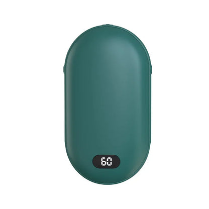 2-in-1 Rechargeable Hand Warmer & Power Bank – Portable USB Mini Electric Heater for Winter - cozy karts