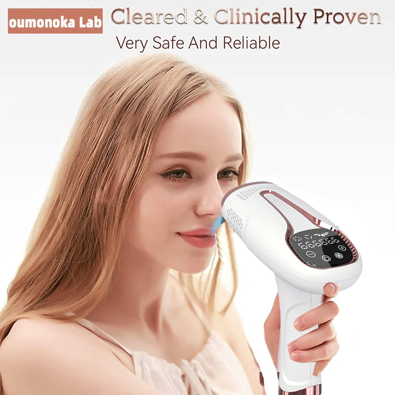 999,999 Flashes IPL Laser Hair Removal Device – Painless Permanent Epilator for Women, Bikini, Face & Body with Freezing Technology - cozy karts