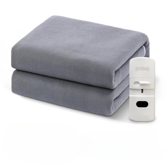 Electric Heated Blanket with Thermostat – Double Body Warmer & Bed Heating Pad (EU/UK/AU Plug) - cozy karts