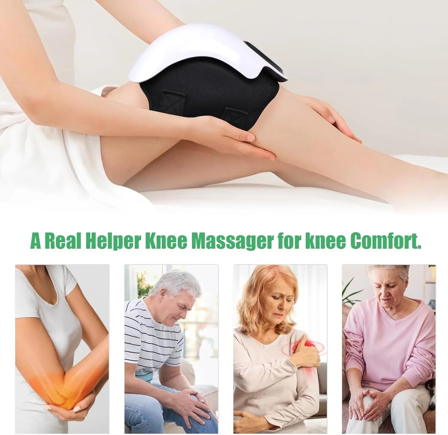 Multifunctional Smart Cordless Knee Massager – Vibration Knee Relaxing Massage Machine - cozy karts
