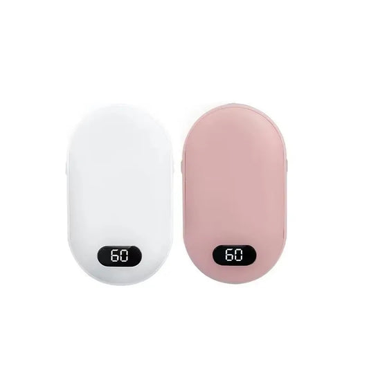 2-in-1 Rechargeable Hand Warmer & Power Bank – Portable USB Mini Electric Heater for Winter - cozy karts