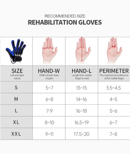 Intelligent Rehabilitation Robot Gloves – Stroke and Hemiplegia Hand Therapy Massage Training Gloves - cozy karts