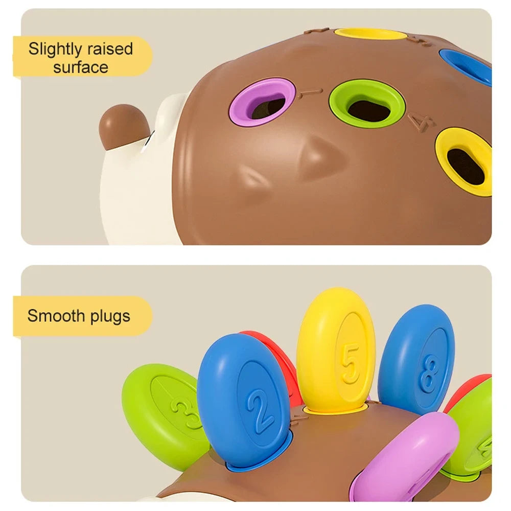 Hedgehog Montessori Educational Toy – Fine Motor Skills, Counting & Sensory Learning Toy for Toddlers - cozy karts