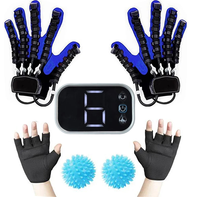 Intelligent Rehabilitation Robot Gloves – Stroke and Hemiplegia Hand Therapy Massage Training Gloves - cozy karts