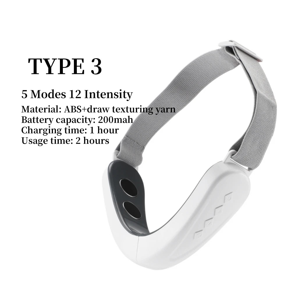 Face Lifting Device – Red Light V Face Massager & Double Chin Reducer with EMS & Remote Control - cozy karts