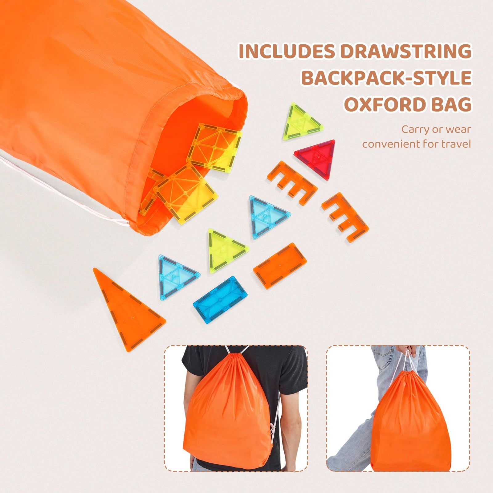 181PCS Magnetic Tiles Building Set for Kids – Montessori Educational STEM Toy - cozy karts